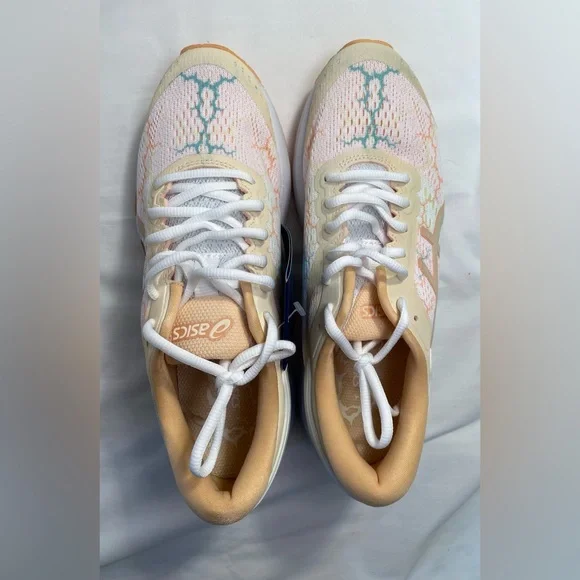 NIB ASICS Gel Kayano 24 Lite Show white/apricot ice sz 8 NWT - Picture 8 of 16